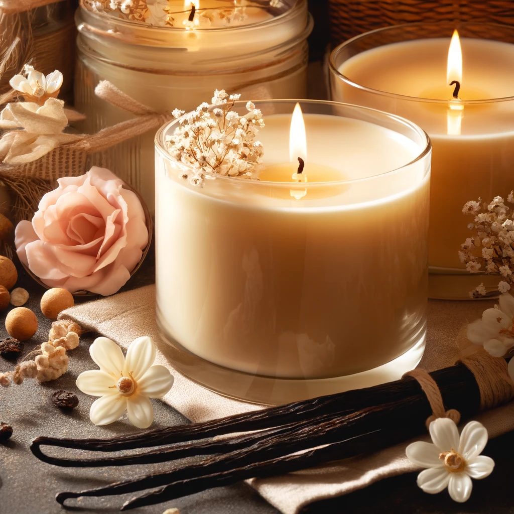 Velas Aromáticas de Vainilla