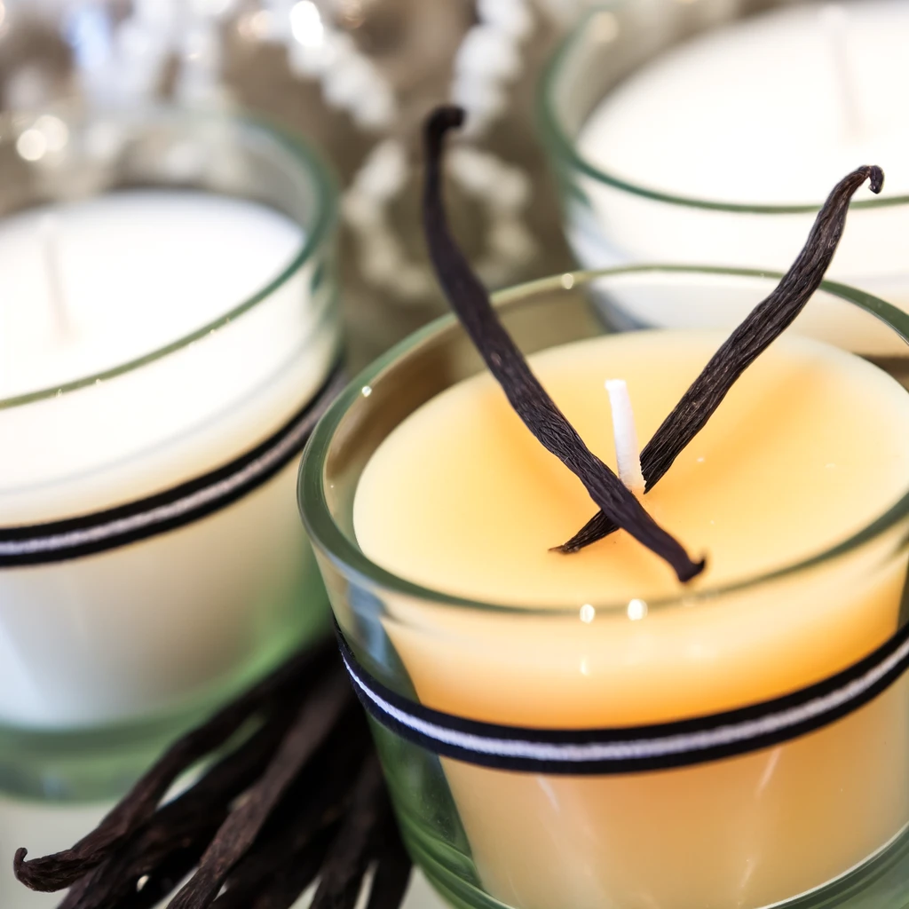 Velas Aromáticas de Vainilla con Citronela