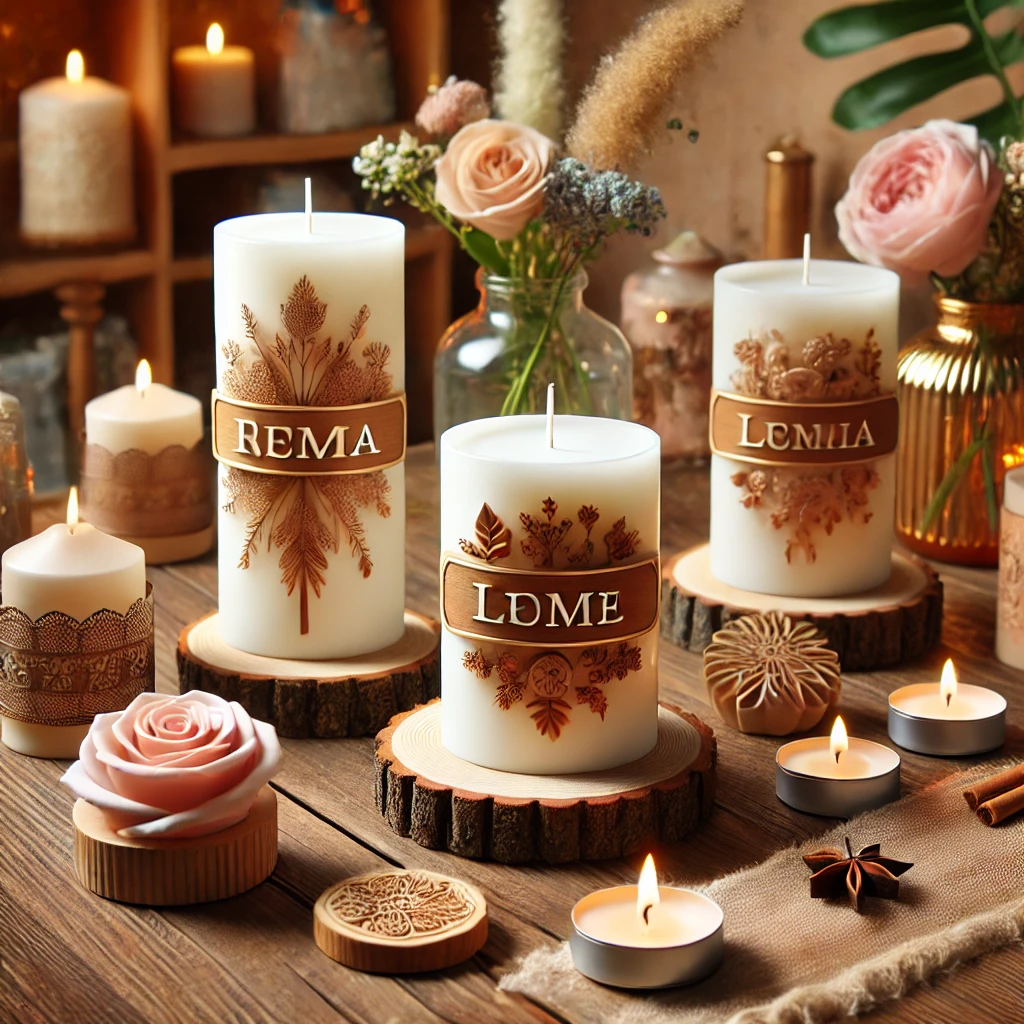 Velas Personalizadas con Nombres