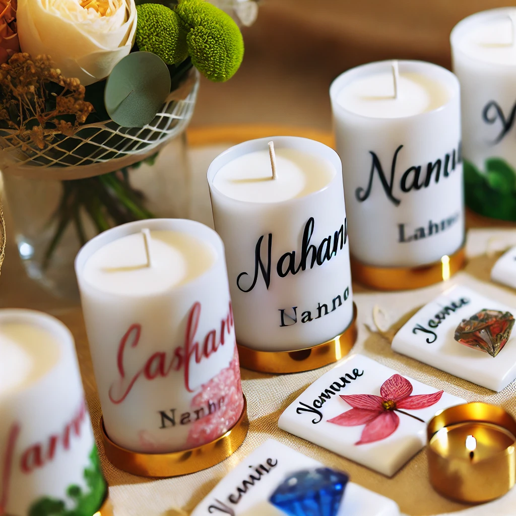 Velas Personalizadas con Nombres