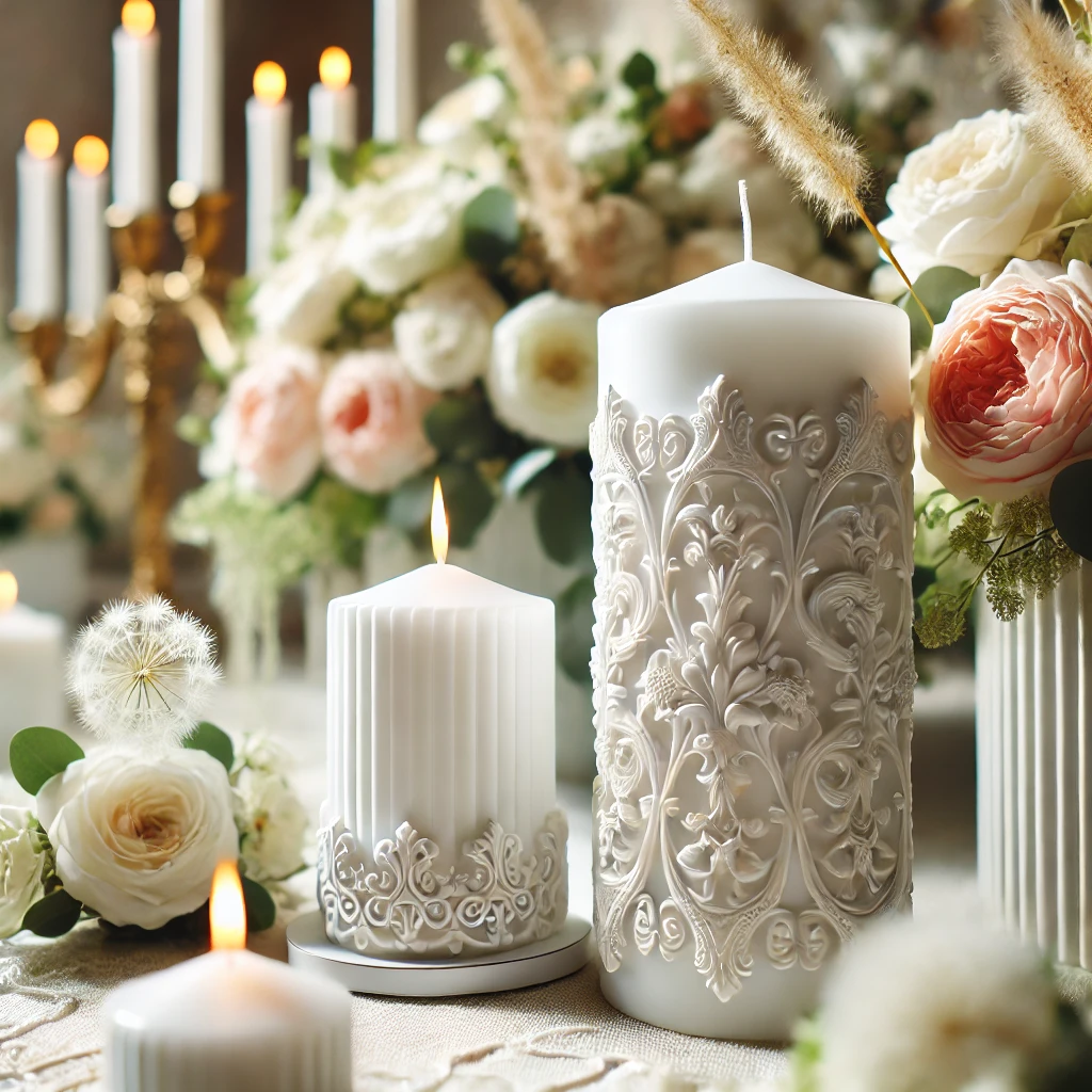 Velas Blancas para Bodas