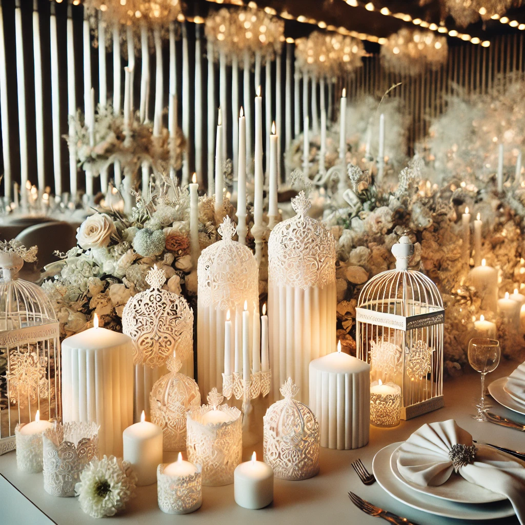 Velas Blancas para Bodas