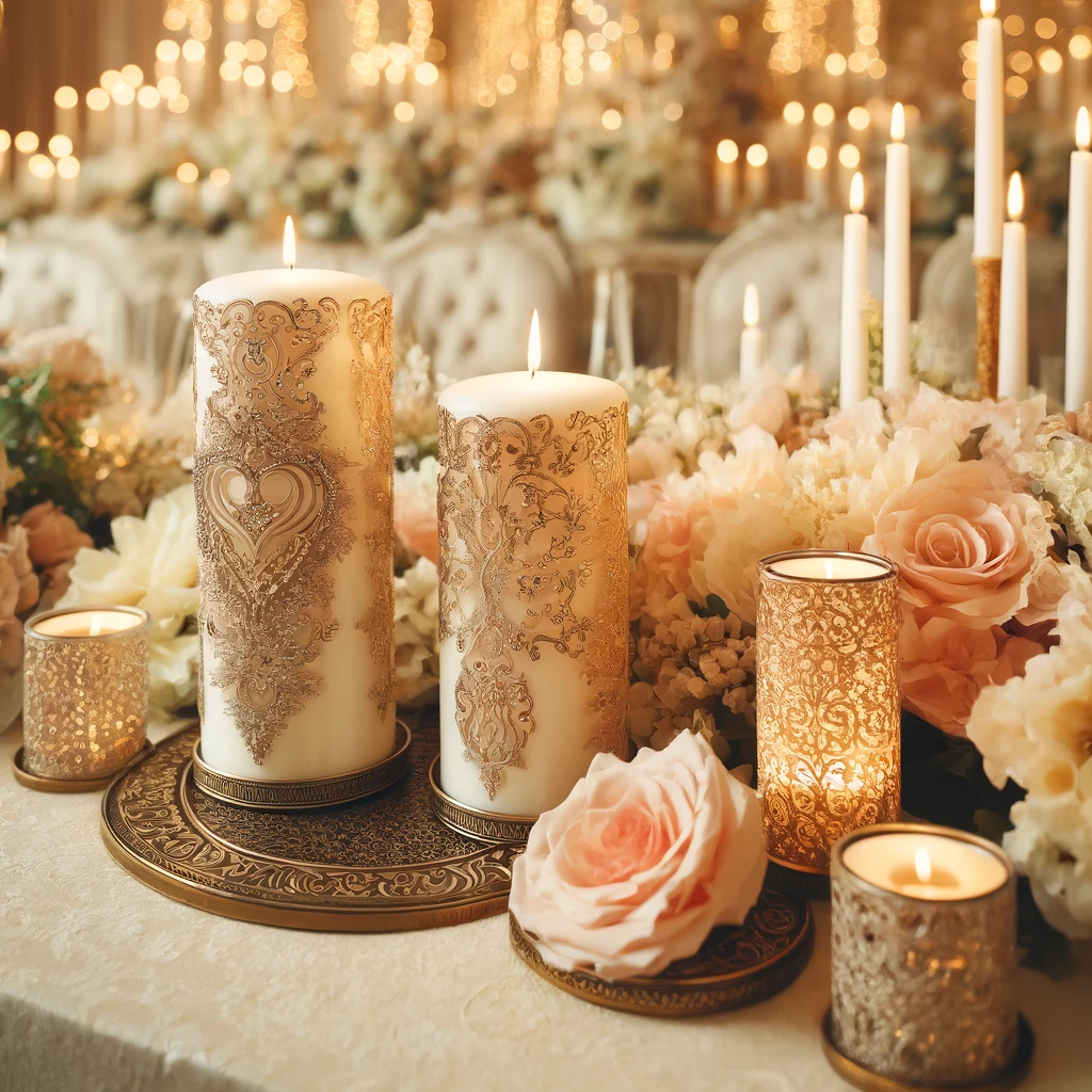 Velas Decorativas para Bodas