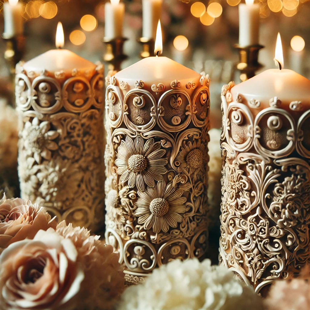 Velas Decorativas para Bodas