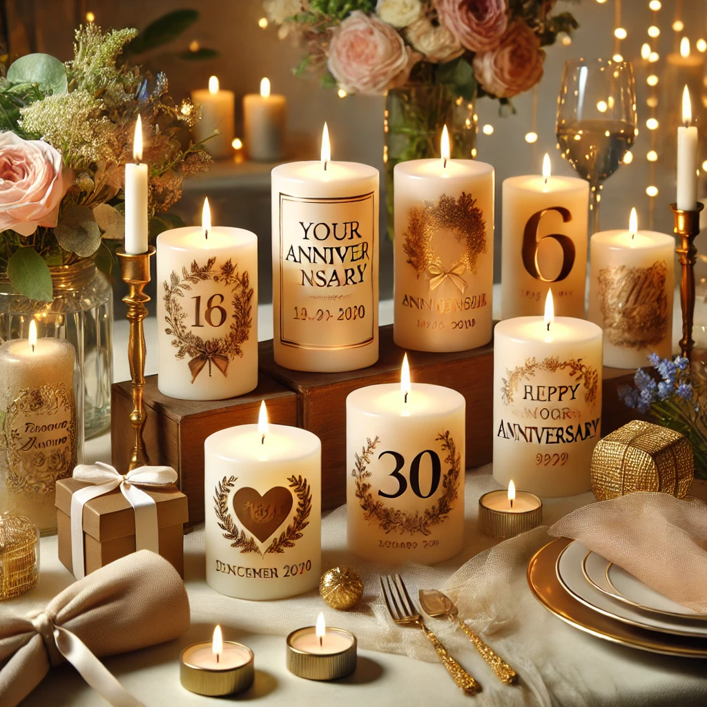 Velas Personalizadas para Aniversarios