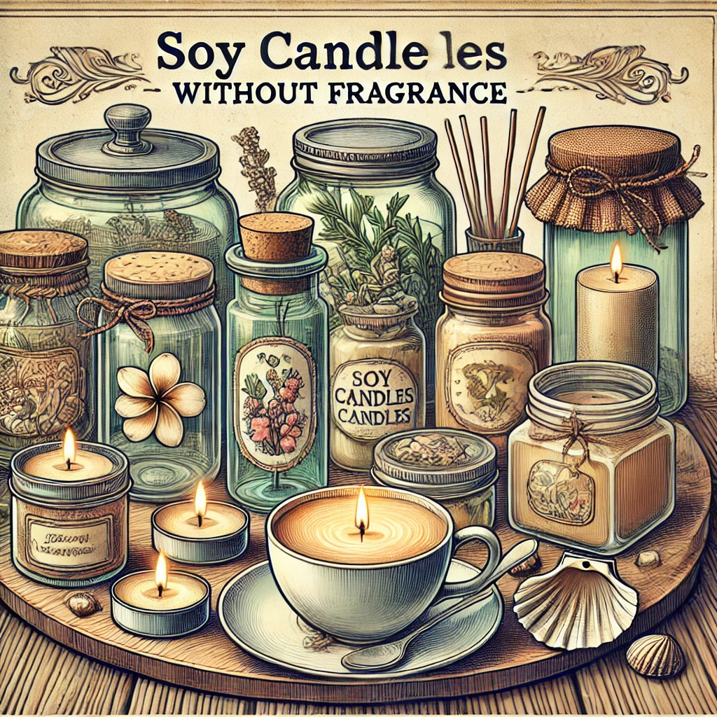 Cómo hacer velas de soja sin perfume