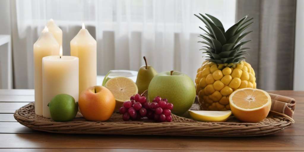 Velas con forma de fruta