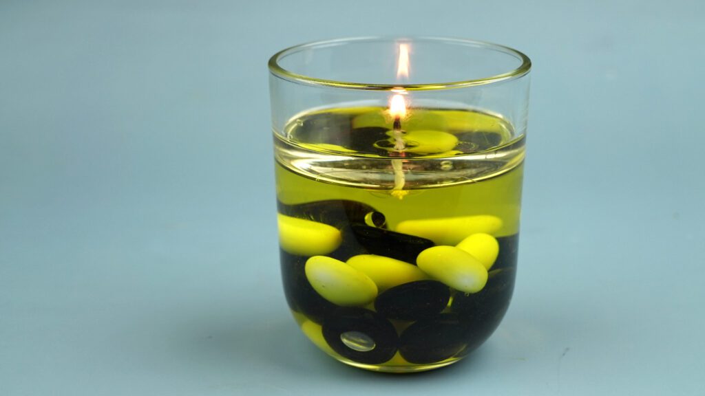 Velas de Agua y Aceite