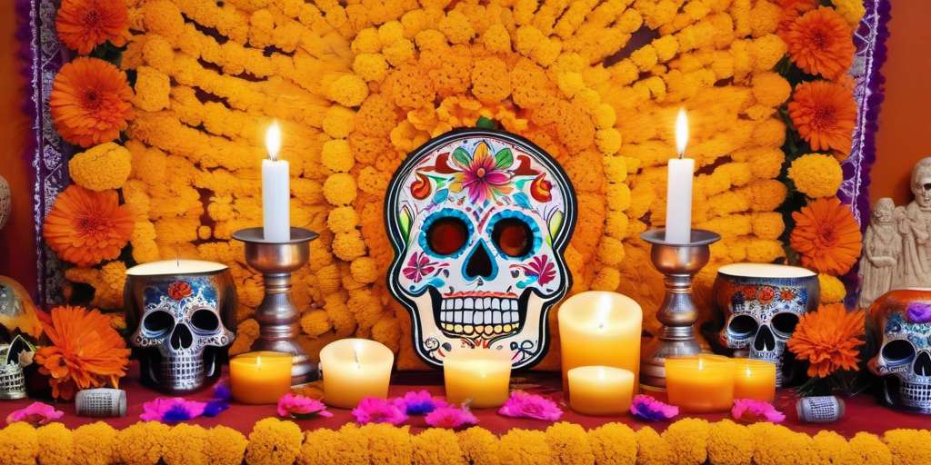 Qué significan las velas en el altar de muertos