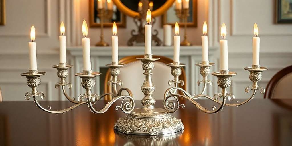 Candelabro para 7 velas