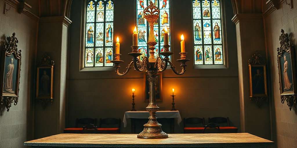 Candelabros para velas de iglesias