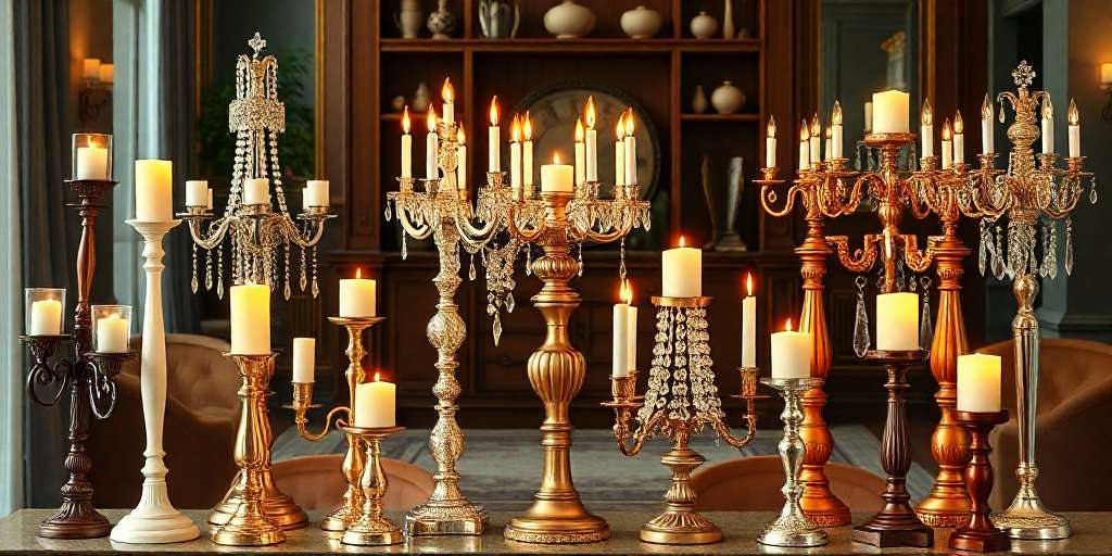 Tipos de Candelabro para Velas