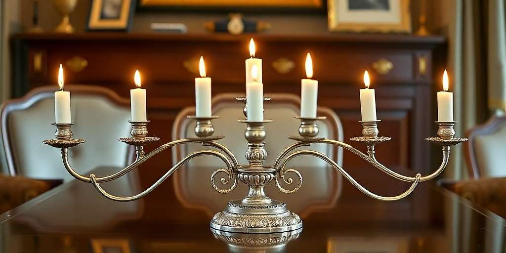 Candelabro para 7 velas