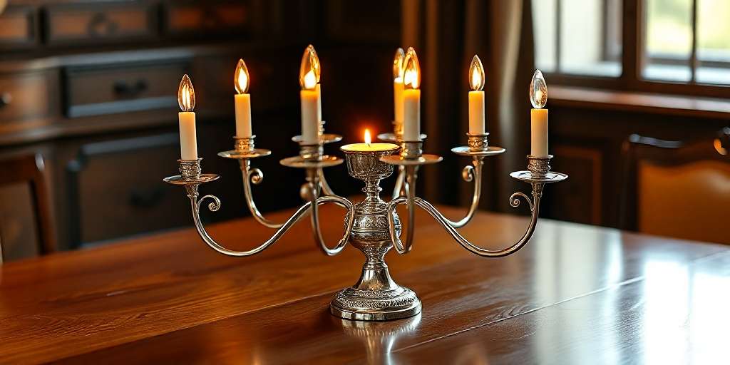 Candelabro para 7 velas