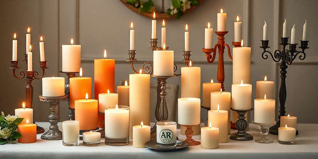 Velas para candelabro